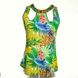 Anthropologie Lulumari Tropical Blouse